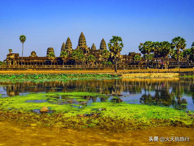 柬埔寨暹粒机场到吴哥窟,柬埔寨暹粒市的吴哥窟