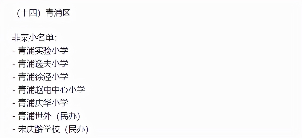 上海各区比较好的小学排名,上海16区小学梯队排名