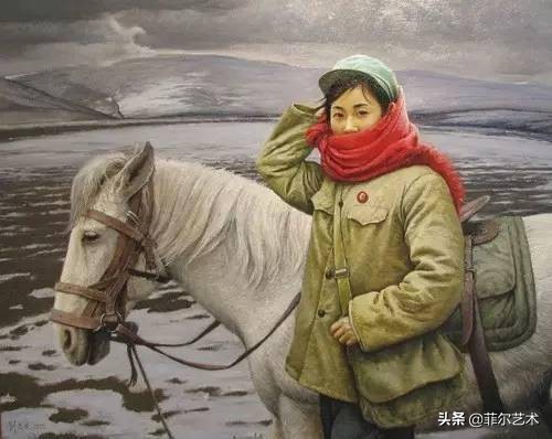 诗中有画的油画作品,油画人物写实油画