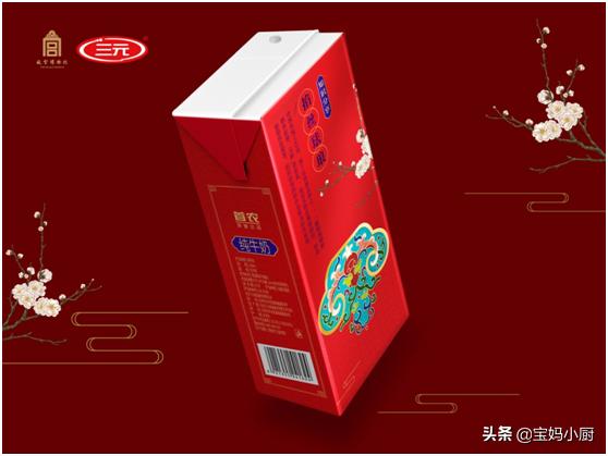 金典有机纯牛奶新年礼盒,牛奶味精致礼盒