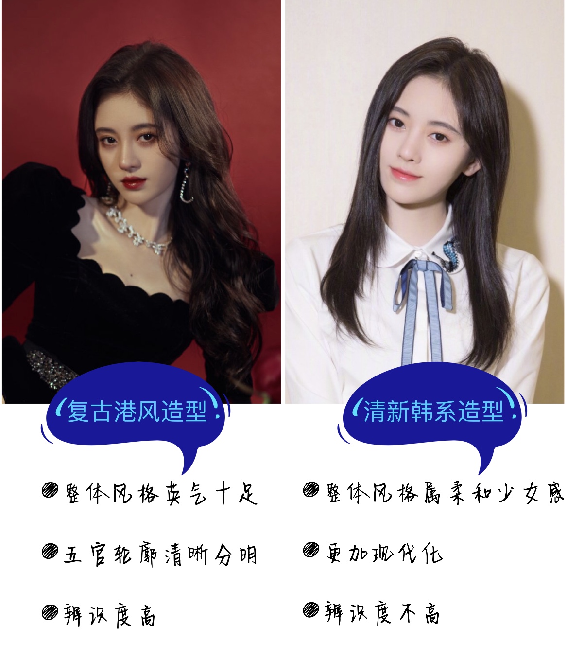 鞠婧祎同款浓颜系妆容教程,鞠婧祎同款港风妆容