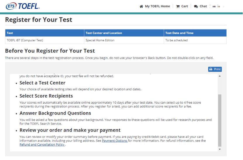 托福考试报名流程是什么样的,托福家考全流程文档