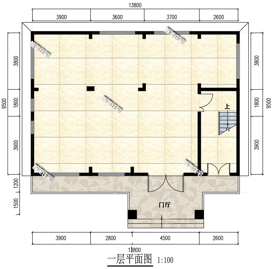 13.8×9.5米临街自建房，一层做商铺仓库，往上自用加出租