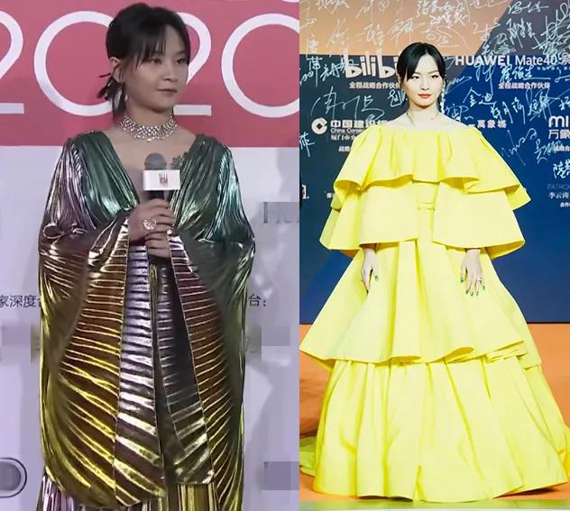 盘点明星红毯尴尬名场面,暴露身材的缺陷