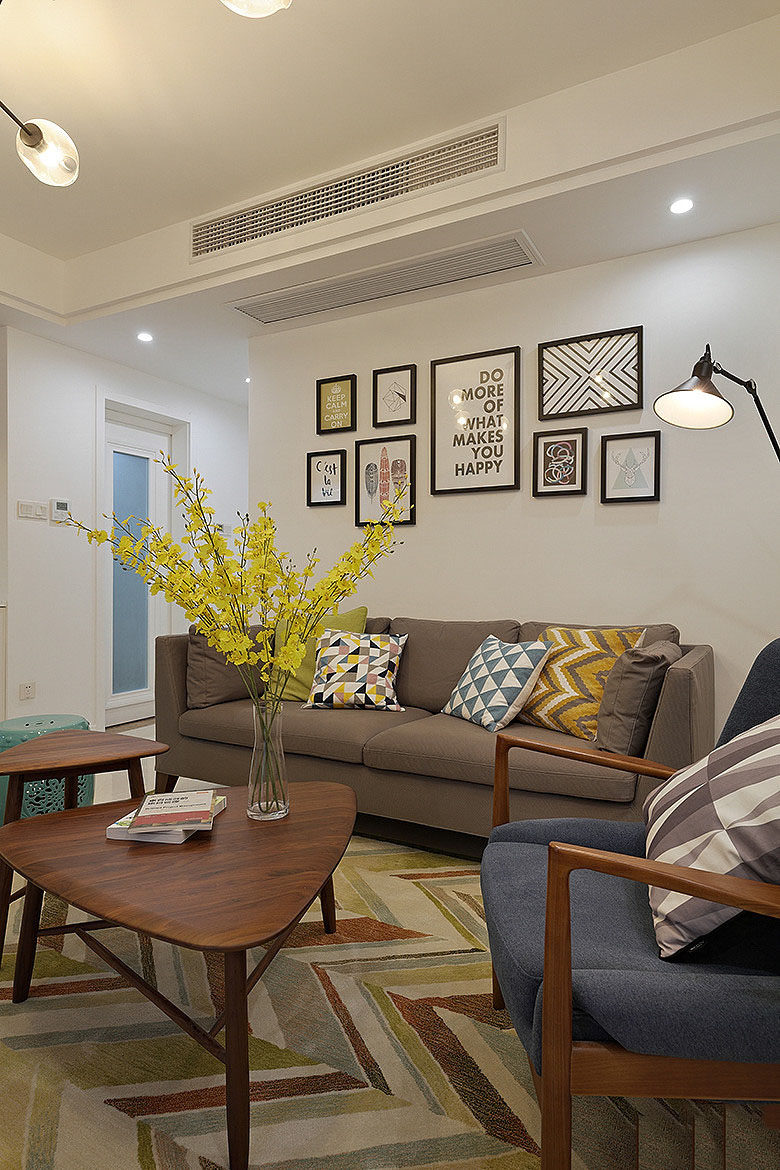 89平方三室两厅北欧风格装修