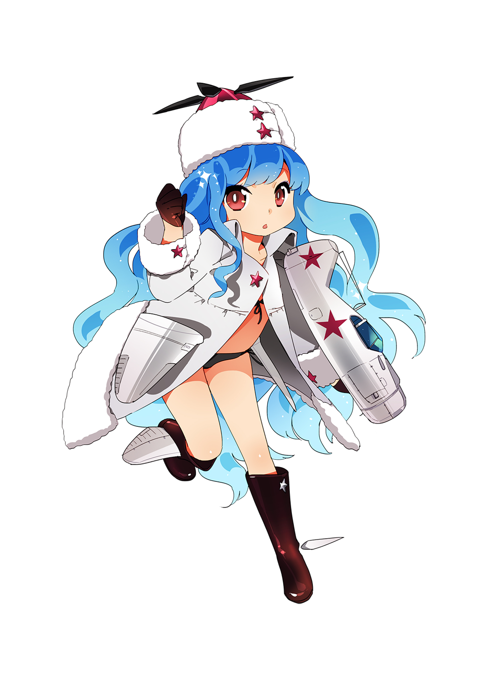 《苍穹战线》精美立绘原画插画卡牌欣赏，超过百种萌点各异的机娘