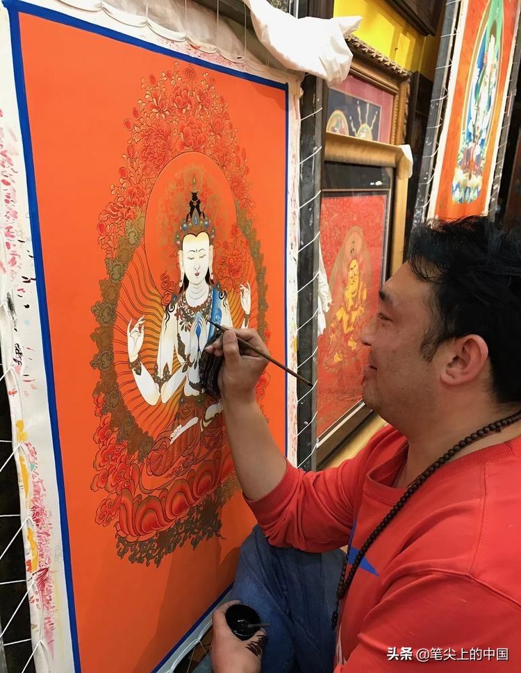 笔尖上的中国——当代艺术家唐卡传承人维玛扎西