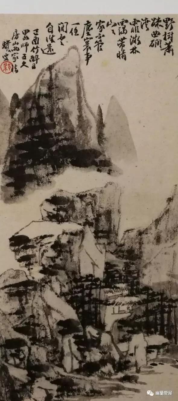 梁崎先生的山水画作品欣赏,当代著名书画大师梁崎作品鉴赏