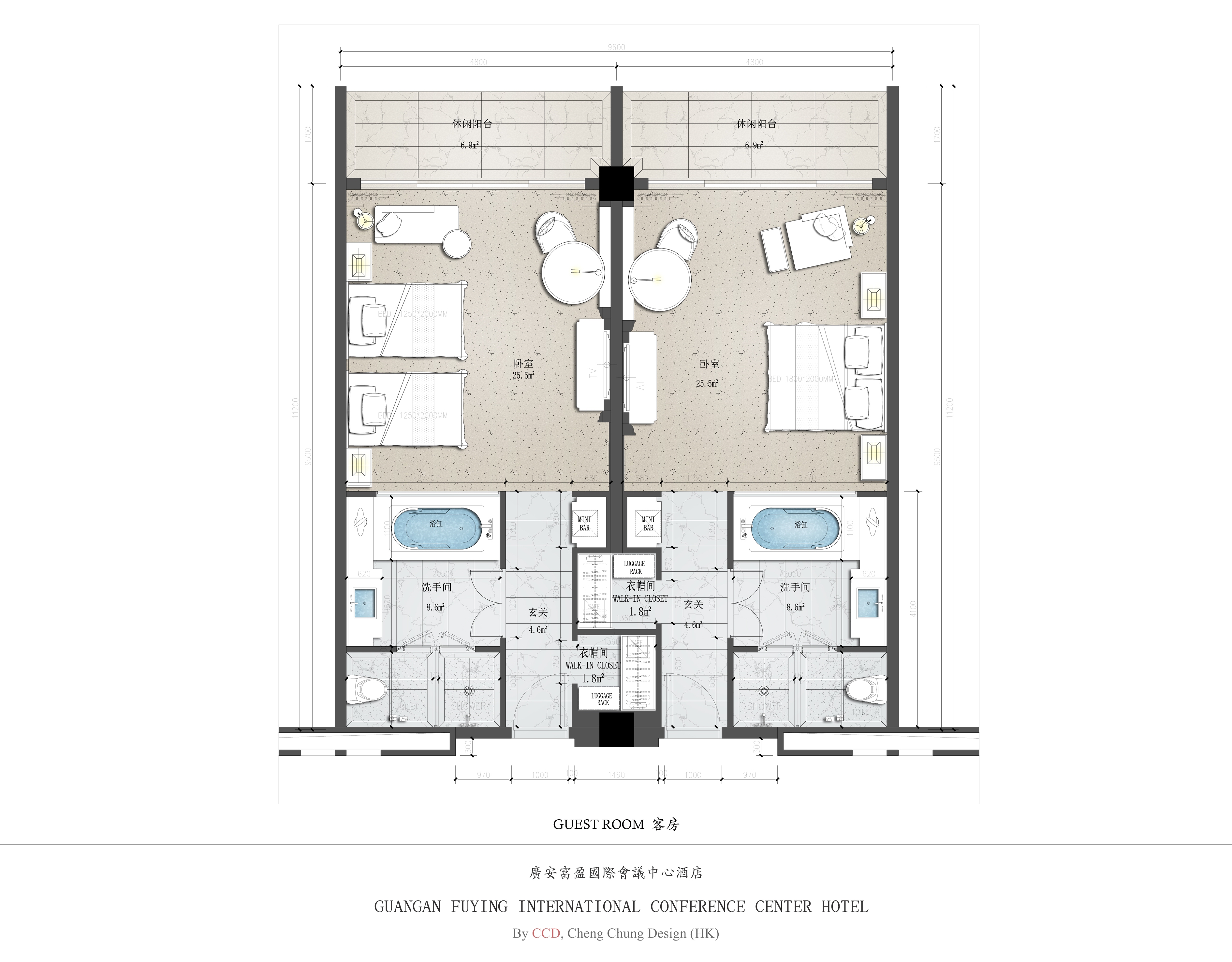 主题酒店30个房间怎么设计好,酒店标间和套房房间设计方案