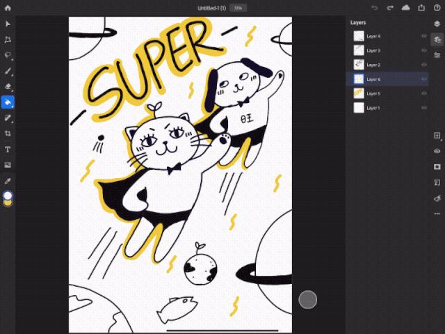 ipad版ps有哪些功能,ipad版ps界面不一样