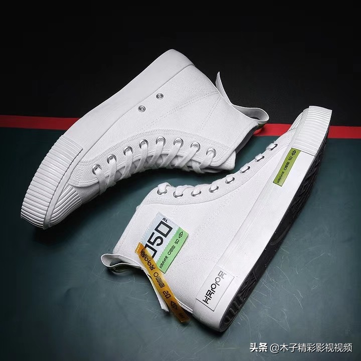 2022新款夏秋季男士板鞋ins,2021帆布鞋男百搭板鞋