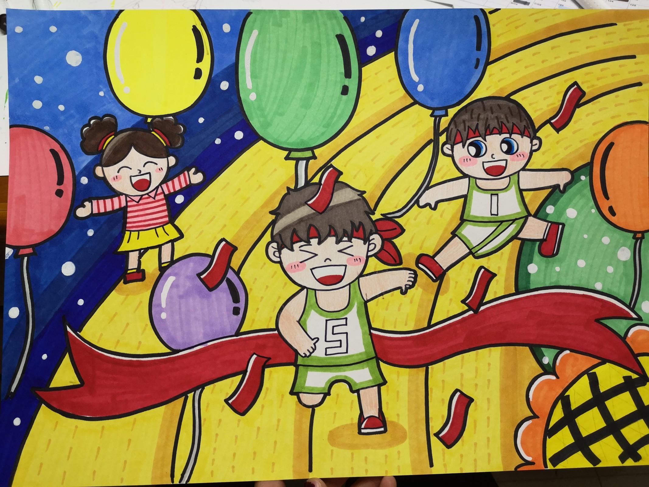 幼儿园儿童主题画报,幼儿园儿童主题画简单