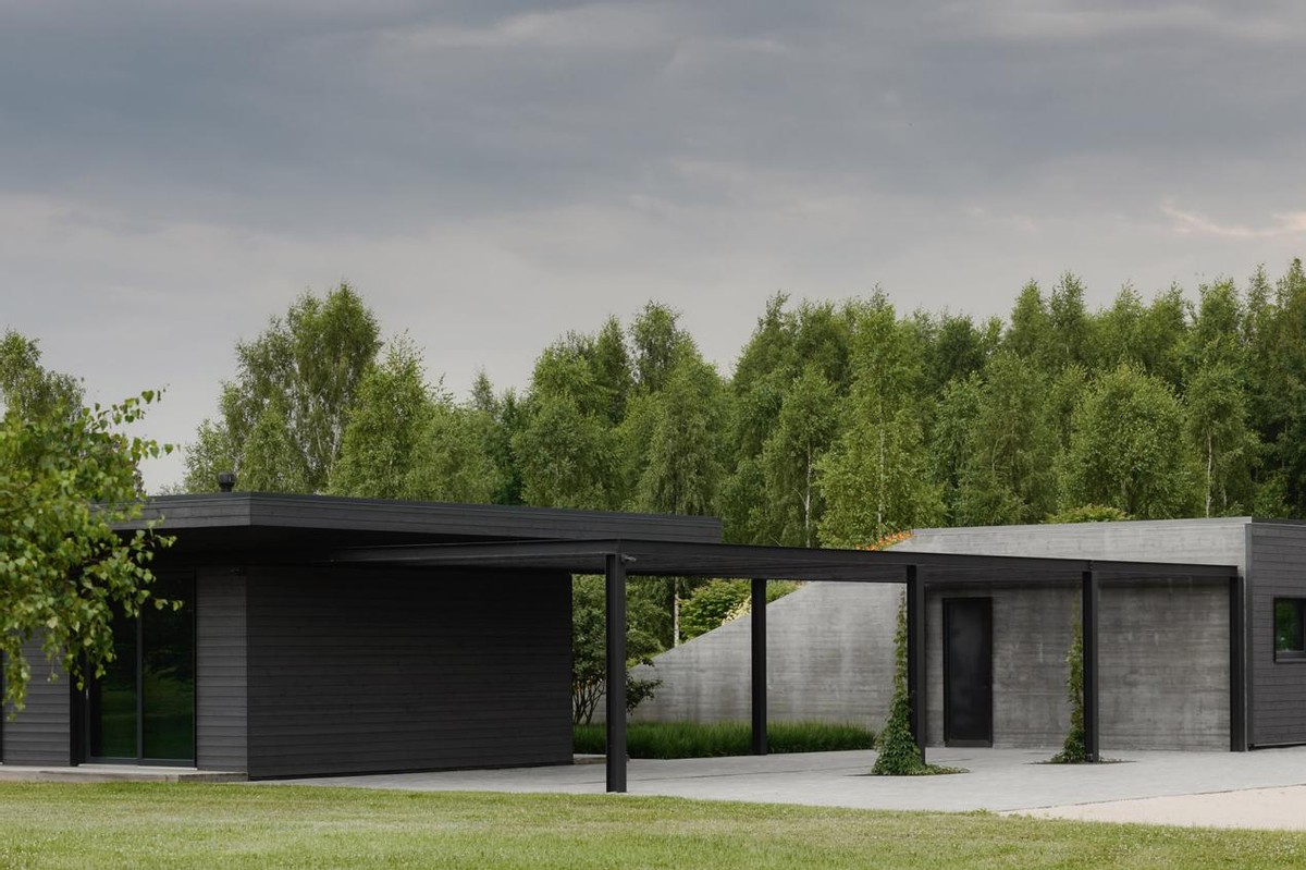 一层现代风格自建房养老,东欧老房子