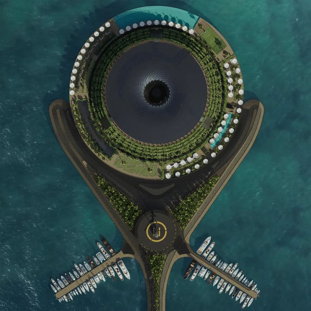 漂浮的酒店,浮在水面睡觉的酒店