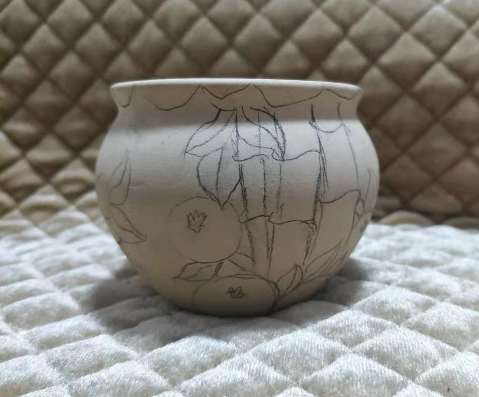 花盆手绘教程,手绘花盆熊猫教程