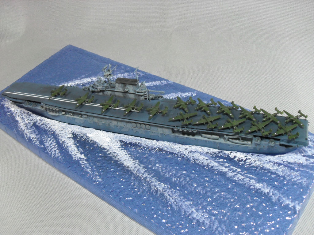 美军航空母舰f18大黄蜂,小号手大黄蜂号航母拼装模型