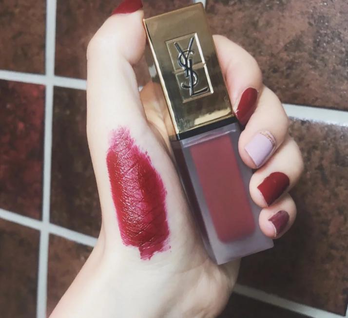 ysl唇釉617610,圣罗兰水光唇釉617和613