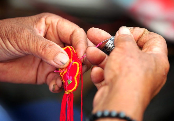 端午习俗之布老虎,端午节布老虎