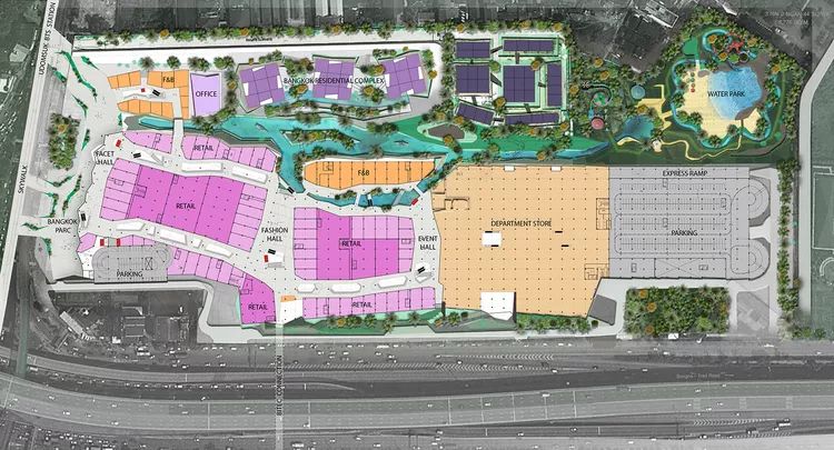 曼谷bangkok商场五楼,曼谷bangkapi购物中心