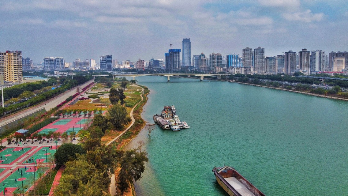 南宁百里秀美邕江,邕江百里美景视频