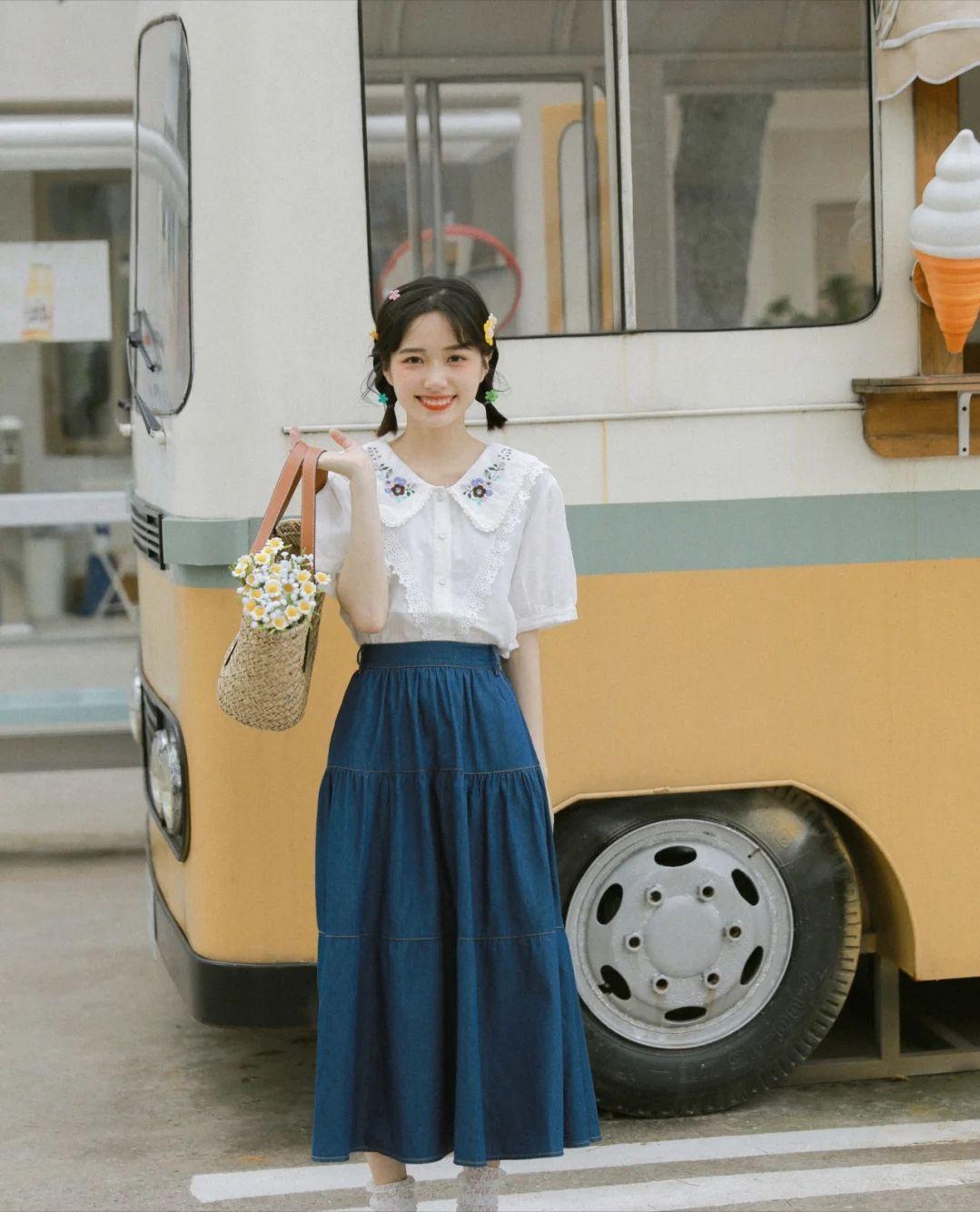 好看的森系裙子,温柔高级感裙子