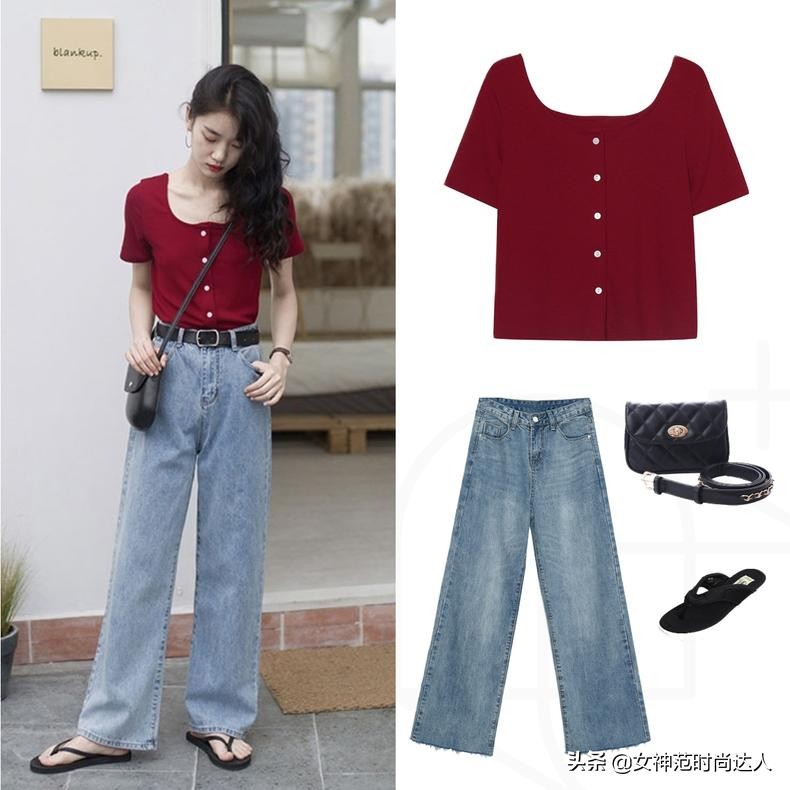 设计感短袖简约t恤舒适休闲穿搭,短袖设计感时尚百搭字母印花t恤