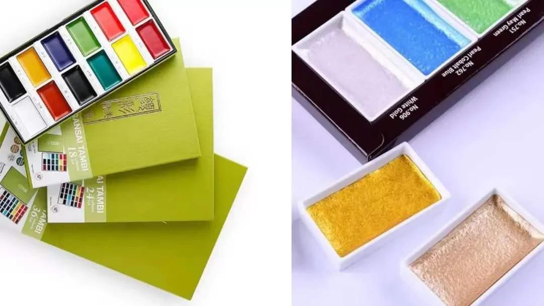 水彩画怎么选笔,水彩画颜料初学者推荐