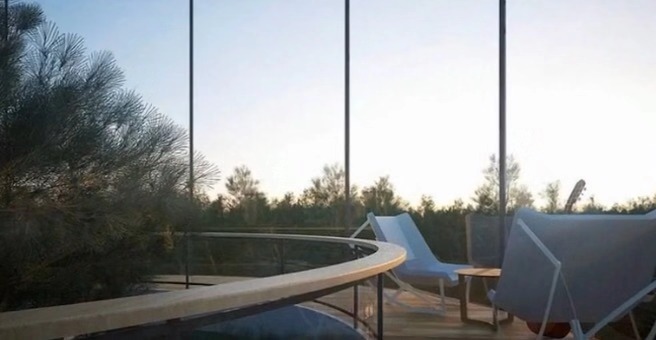 玻璃房建造的全过程,森林玻璃房建造