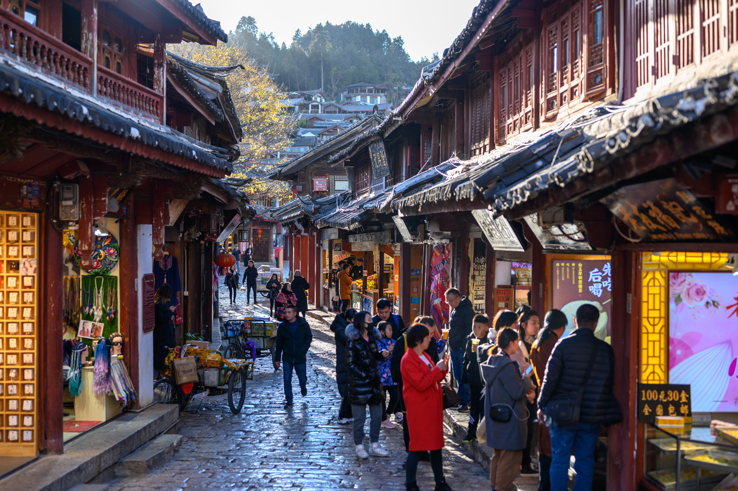 丽江古城四方街旅游攻略,大理丽江古城四方街