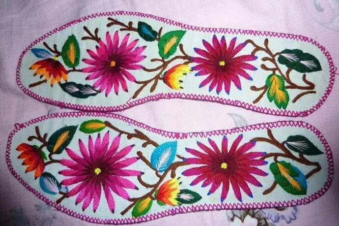 纯手工鞋垫又好学又简单又好看,简单的一针一线纯手工的鞋垫