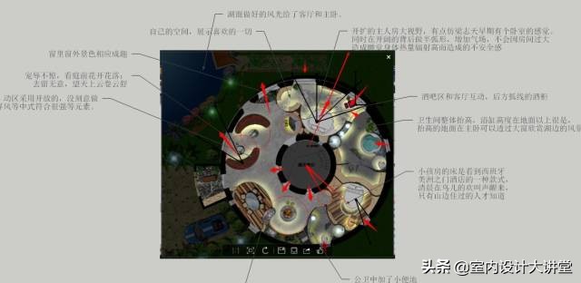 圆户型的多种设计方案,经典90方户型平面设计方案