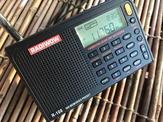 RADIWOWR-108一款全新的DSP短波便携式收音机，含航空和长波段
