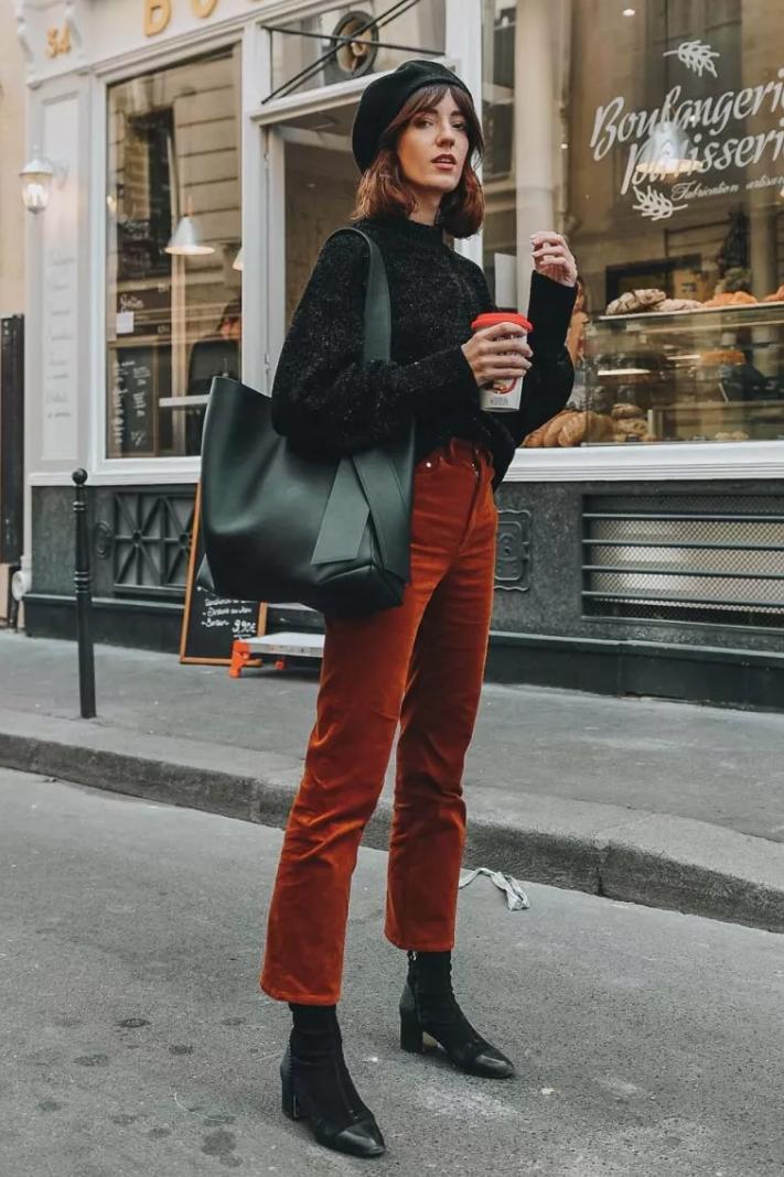 冬季显瘦裤子配靴子,现在还流行打底裤配靴子吗