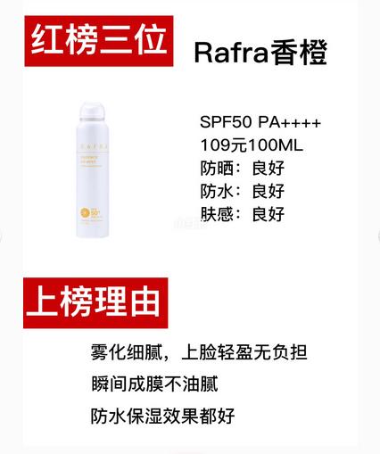 网红防晒喷雾推荐平价学生,网红防晒喷雾红黑榜