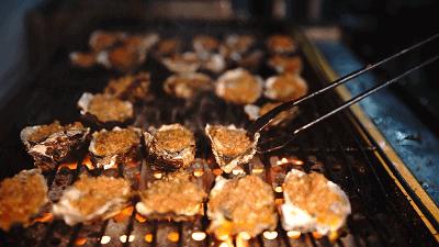 鲜嫩多汁网红的高压锅生蚝,蒜蓉生蚝罐头即食乳山生蚝