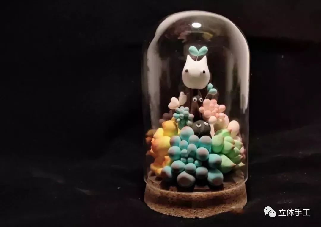 幼儿园春天粘土手工创意墙壁图片,垃圾分类超轻粘土创意手工