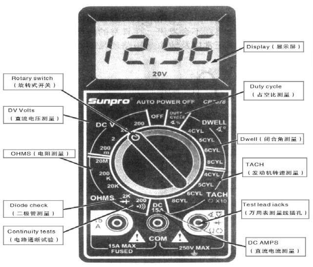 汽车电脑板维修专用万用表,汽车电工专用万用表