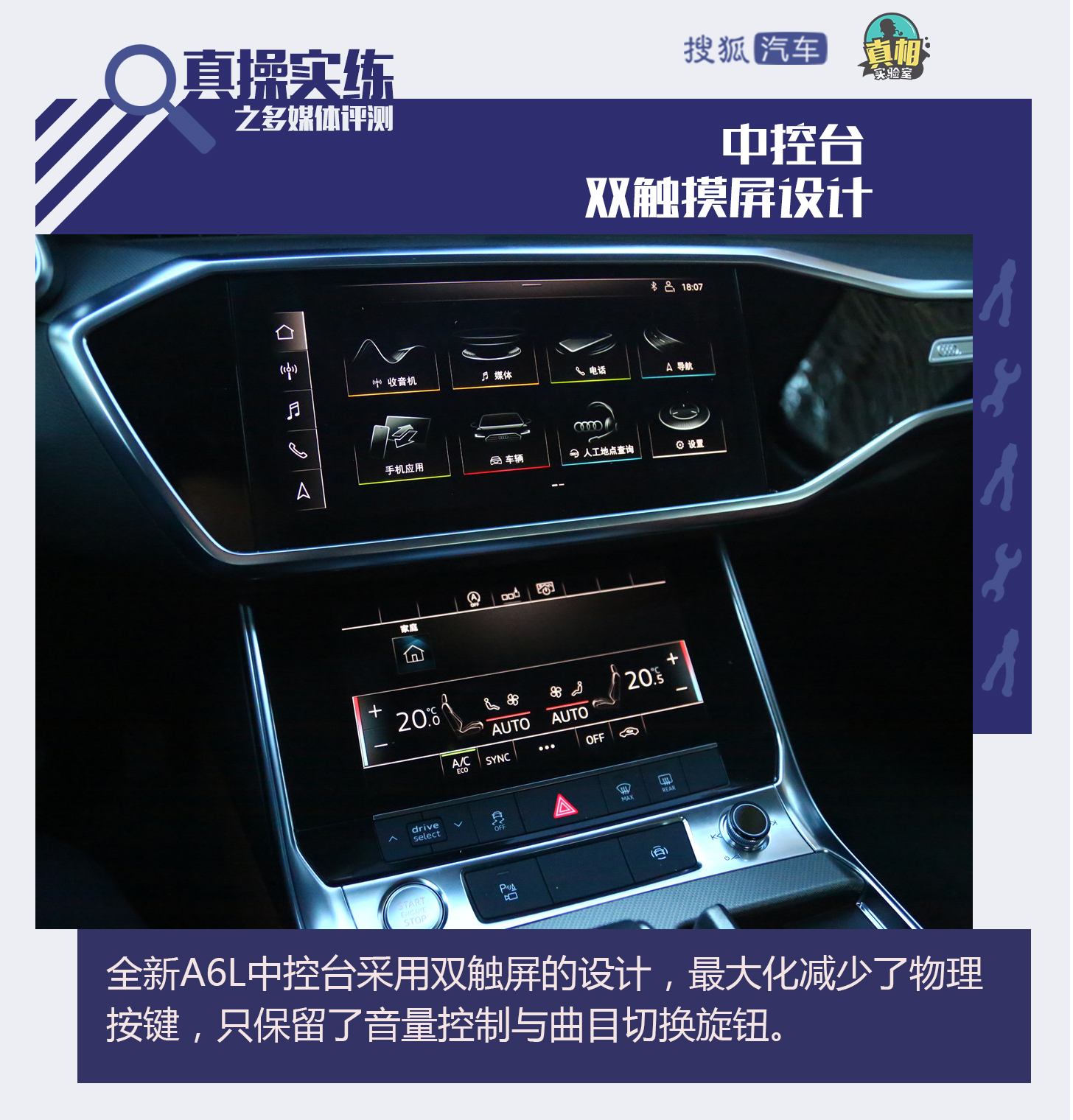 三块大屏能引发新一轮跟风模仿吗？全新奥迪A6L多媒体系统体验