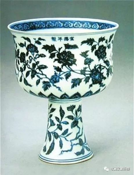 中国元明青花瓷器图鉴,明晚期青花瓷器图片