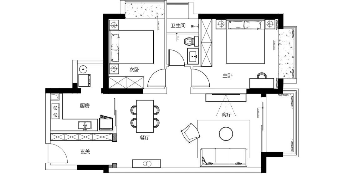 89㎡出租屋“变身”日式极简美宅,无主灯+藤编原木,玩出新花样
