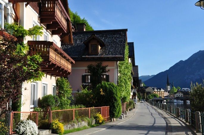 瑞士最美湖畔小镇,奥地利里最美的小镇