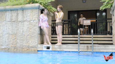 佛山三水又一加州风情温泉酒店，阳台直通泳池，网友：玩到不想走