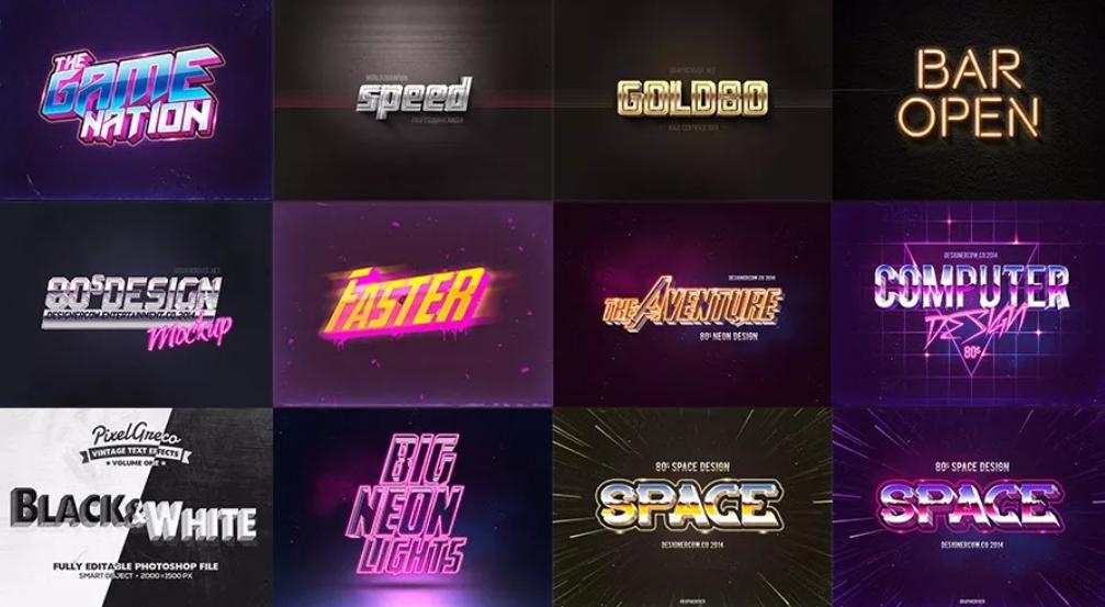 世界级绝美ps字体特效,ps双十一特效字体