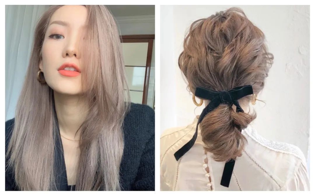 2022年流行发色显白黑茶冷棕,流行发色2021显白减龄短发颜色