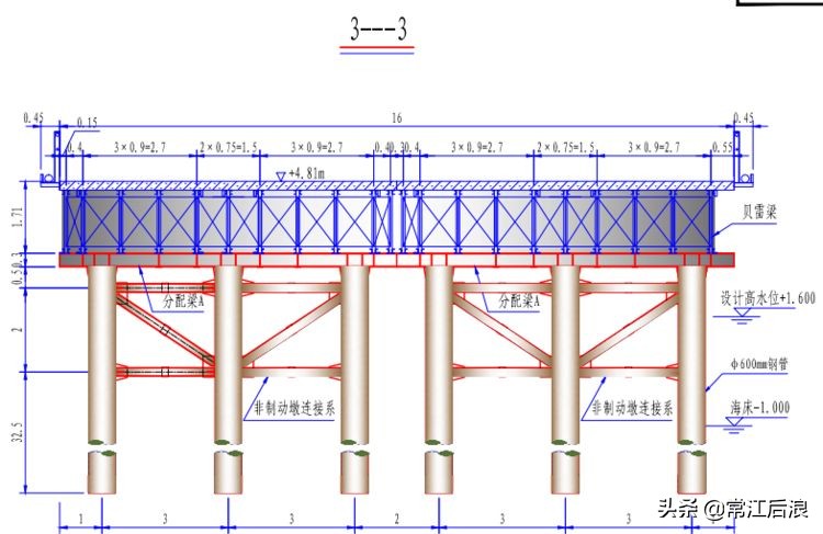 简易桥梁设计图纸大全,桥梁设计简图配上说明性文字