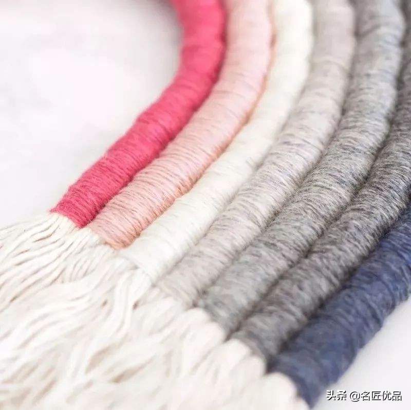 自己在家做家用装饰,diy手工挂毯教程