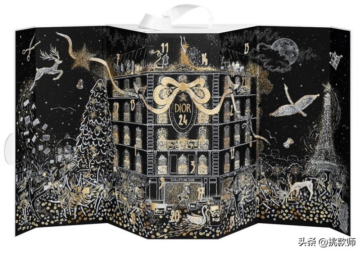 dior圣诞礼盒护肤套装,dior2018彩妆盒