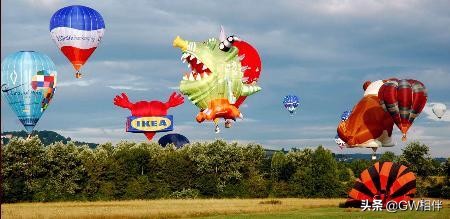 现实热气球,唯美梦幻热气球