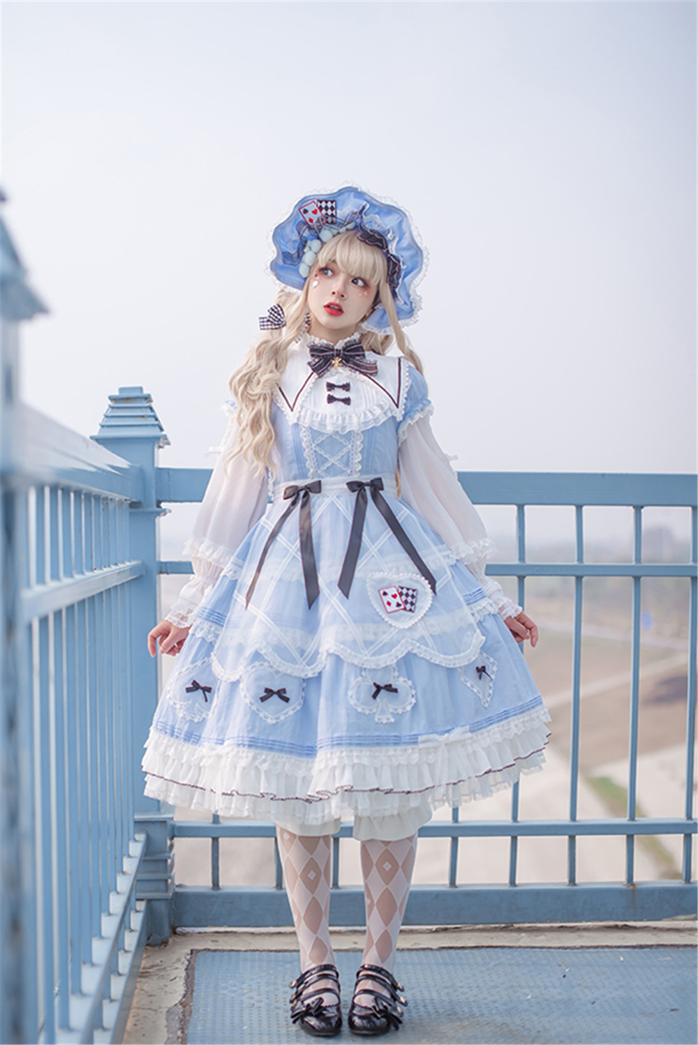 适合夏天穿的日常轻lo裙优雅,爱丽丝lo裙穿搭