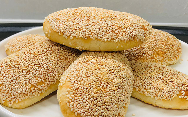 鸡内金酥香烧饼做法,高级面点师做正宗烧饼视频